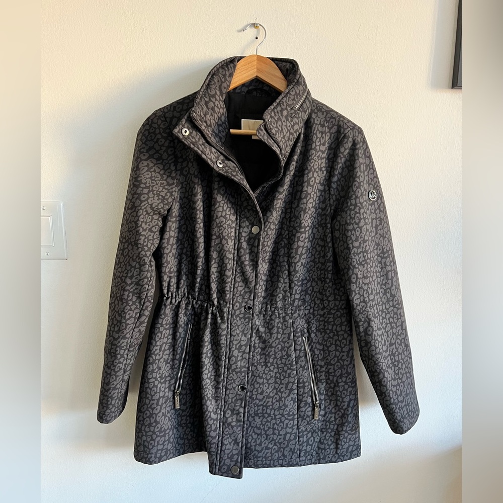 Michael kors  animal print coat size M
